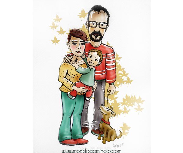 Familia, Ilustración personalizada